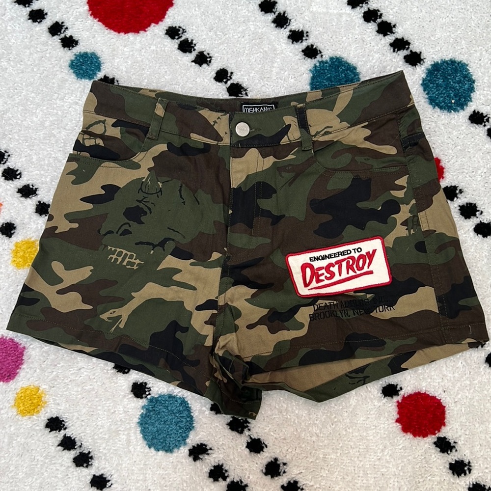 Gorgeous Mishka camo shorts
